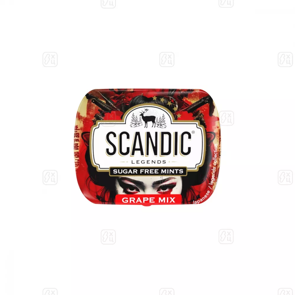 Конфеты SCANDIC без сахара со вкусом Виноградный микс