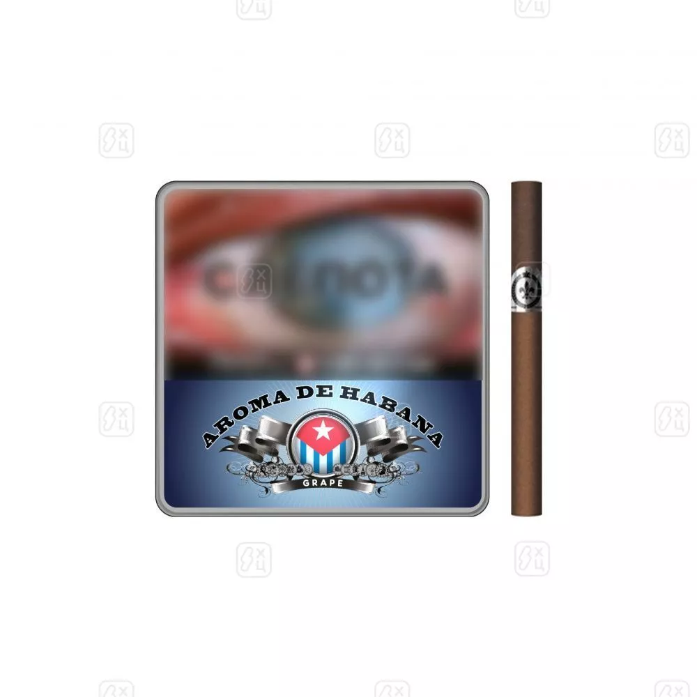 11_Сигариллы_c_фильтром_Aroma_de_Habana_Grape_портсигар_10шт_