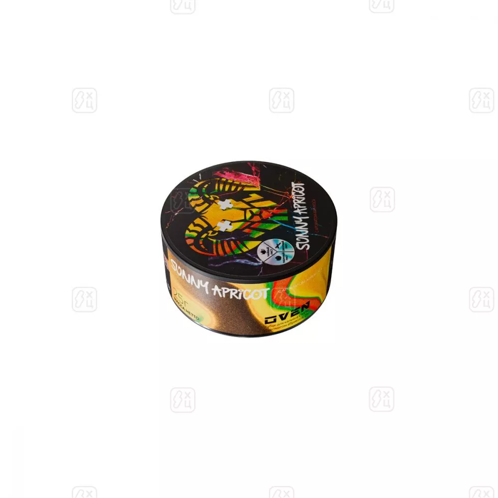 Табак_для_кальяна_Oven_Овен_с_ароматом_Абрикоса_Sunnyapricot,_25