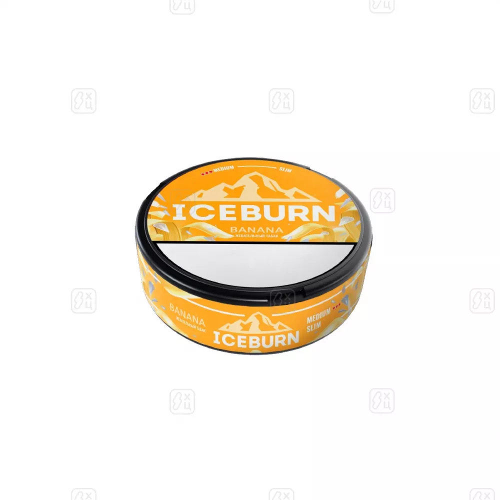 Жевательный_табак_«Iceburn»_slim_medium_«Banana»