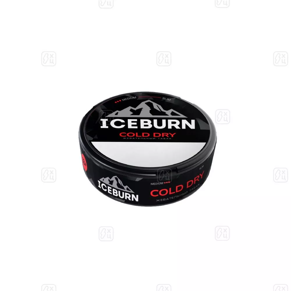 Жевательный_табак_«Iceburn»_slim_medium_«Cold_Dry»