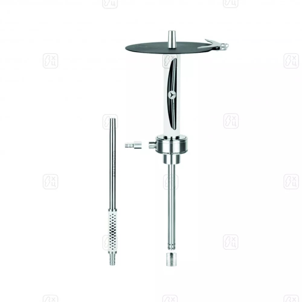 Кальян Geometry Hookah BIG BRO AMG STEEL БЕЛЫЙ