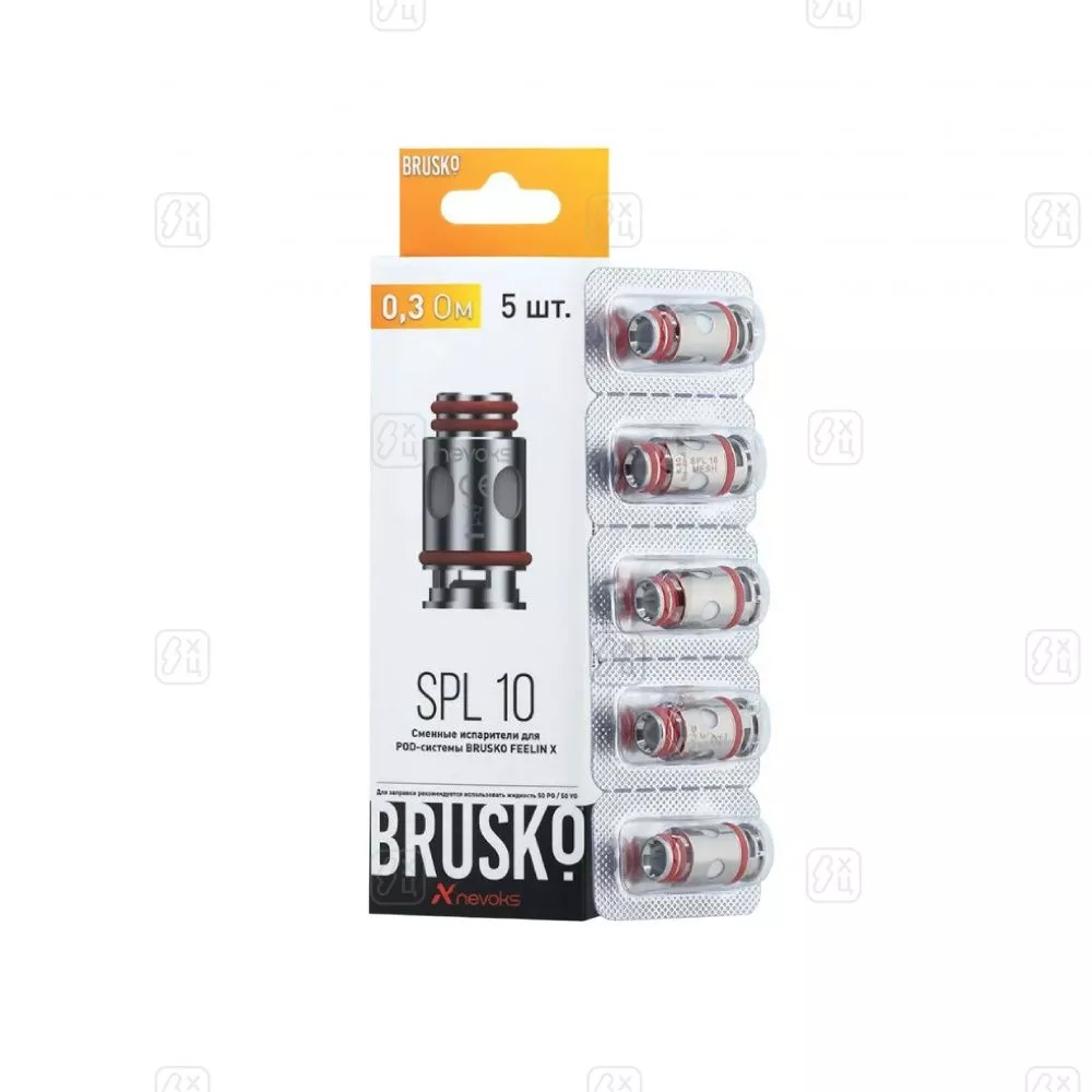 82_Испаритель_BRUSKO_FEELIN_SPL_10,_0_3_Ом,_упак_5_шт