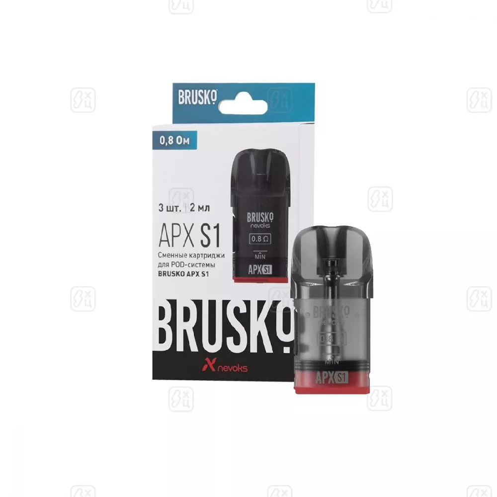 Сменные_картриджи_BRUSKO_APX_S1,_1_2_Ом,_2_мл_,_1_шт