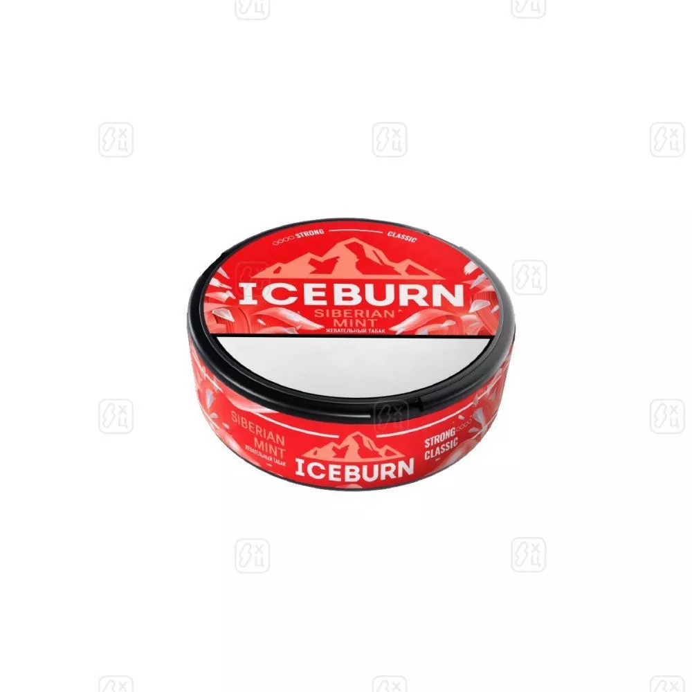 Жевательный_табак_«Iceburn»_strong_«Siberian_Mint»