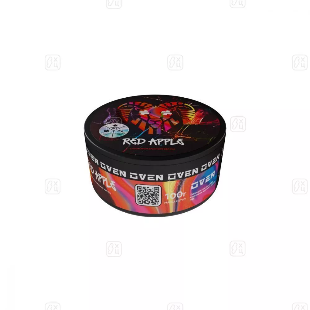 Табак_для_кальяна_Oven_Овен_с_ароматом_Красного_яблока_Red_apple100