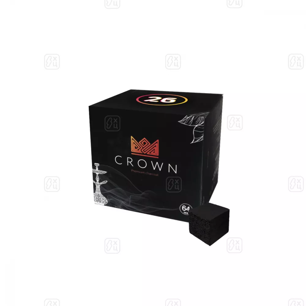 Уголь Crown 26мм (64шт 1кг)
