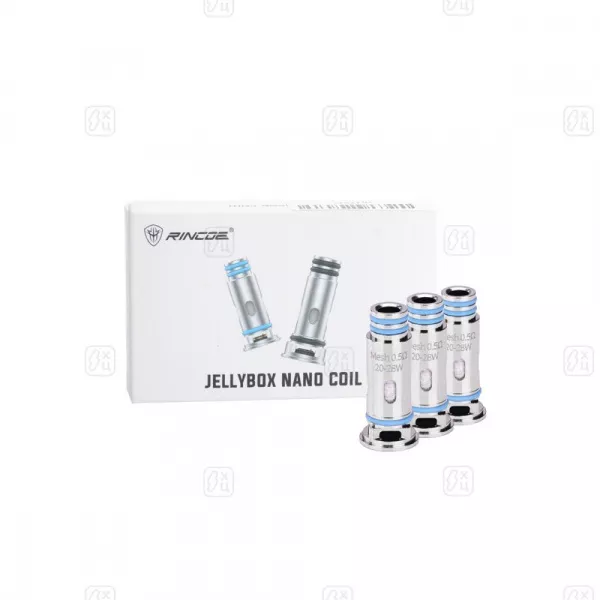 80_Испаритель_Rincoe_Jellybox_Nano_Mesh_0_5_Ом_упак_3_шт_