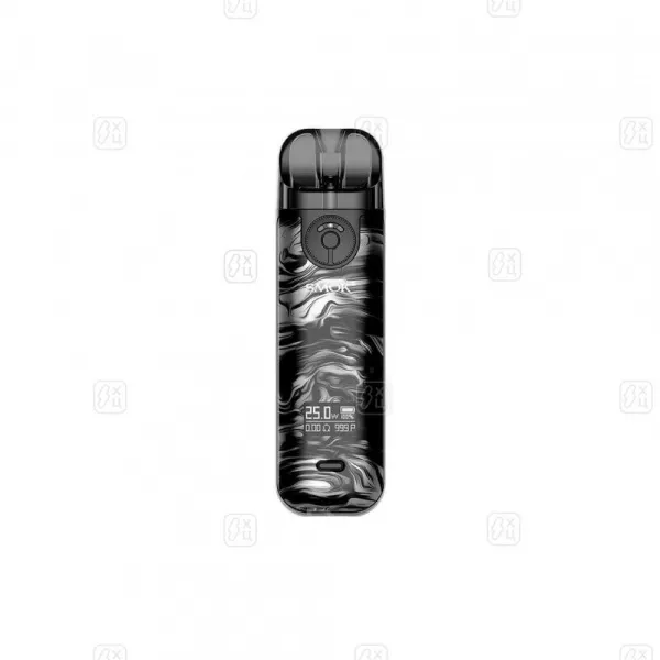 155_POD_система_SMOK_Novo_4_Pod_Kit_Fluid_Black_Grey_Жидкий_Черный