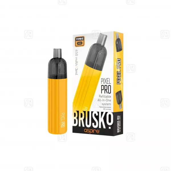3 Brusco Pixel PRO с коробкой жёлтый