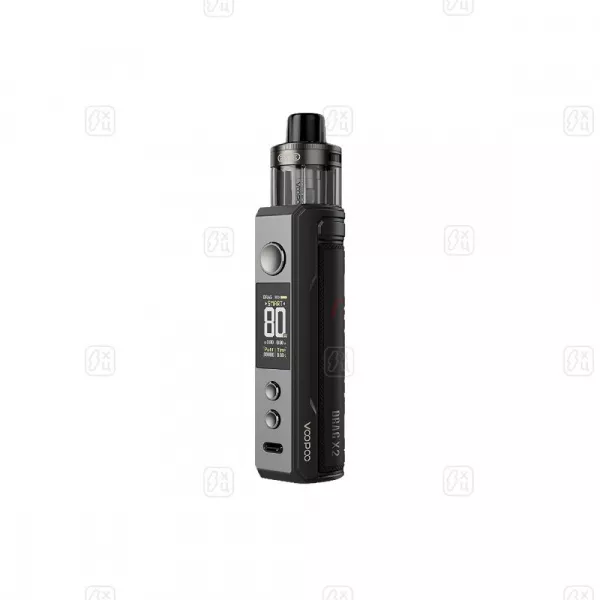 POD_система_Voopoo_DRAG_X2_Pod_Mod_Gray_Metal_Металлический