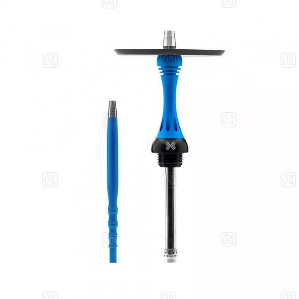 Кальян_Alpha_Hookah_X_BOX_Blue_Matte_без_колбы_