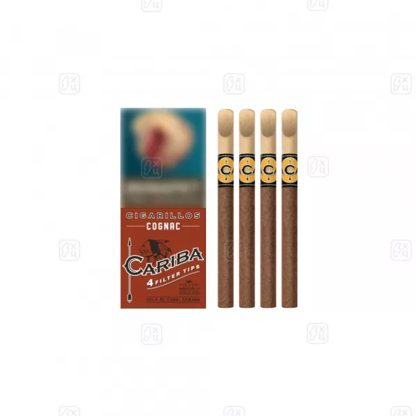 5_Сигариллы_c_деревянным_мундштуком_CARIBA_Cognac_пачка_4шт_