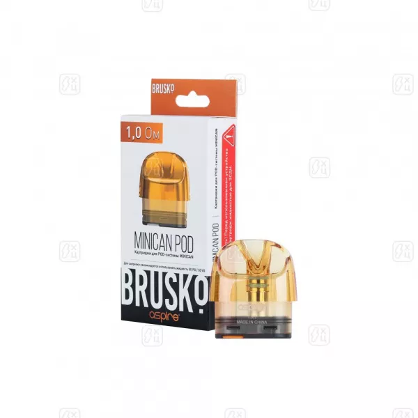 185_Сменные_картриджи_Brusko_Minican,_3_0_мл,_1_0_Ом_желтый_1шт