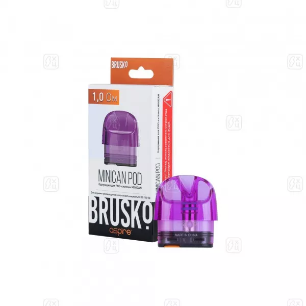 181_Сменные_картриджи_Brusko_Minican,_3_0_мл,_1_0_Ом_фиолетовый
