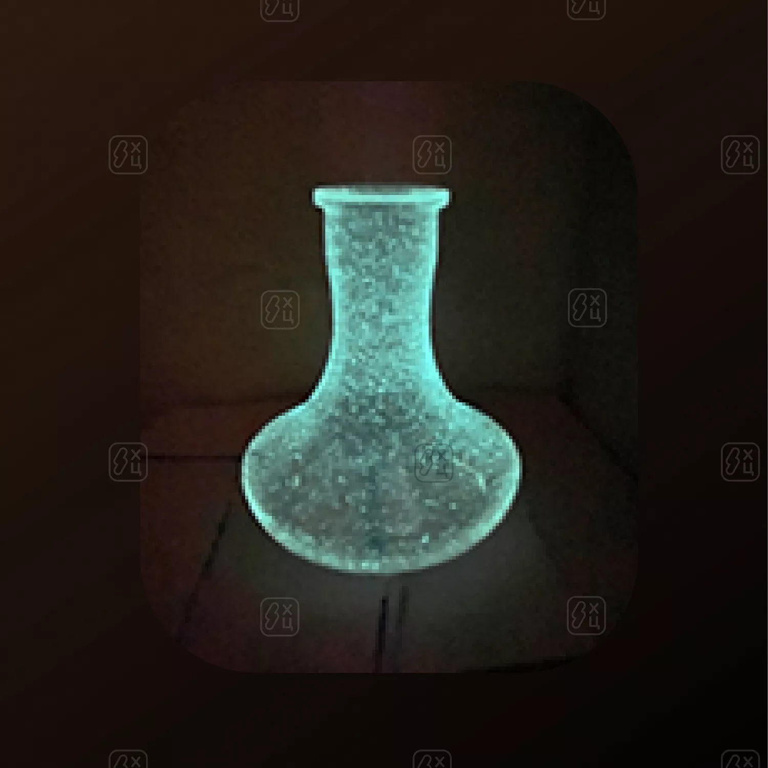 Колба VesselGlass Крафт-мини (Зеленый флуоресцентный)