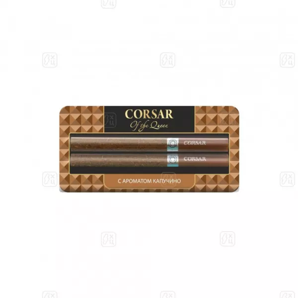 24_Сигариллы_с_фильтром_CORSAR_Cappuccino_блистер_2шт_