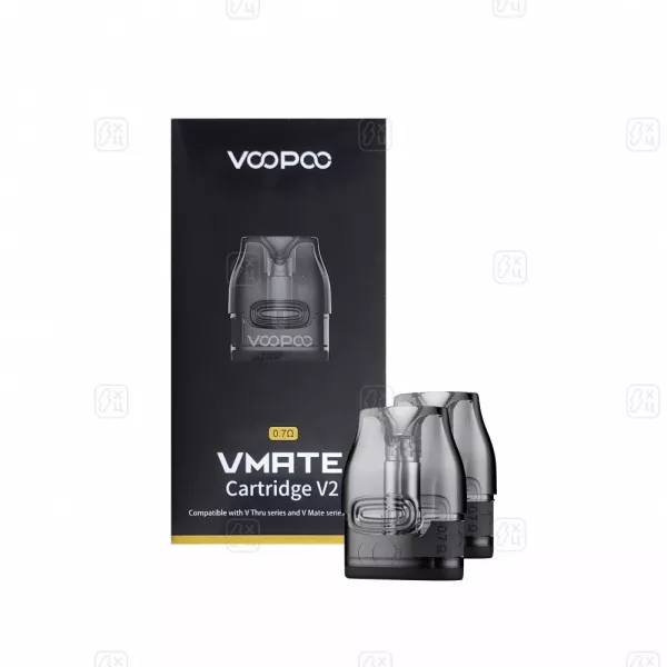 144 VOOPOO VMATE Cartridge 3ml 0.7ohm V2 2PCS Pack