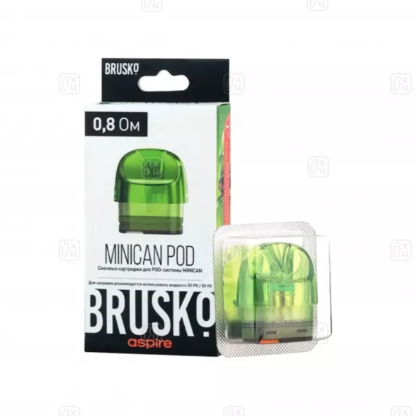 96_Картридж_BRUSKO_MINICAN_0_8_Ом,_зеленый,_упак_1_шт_jpg