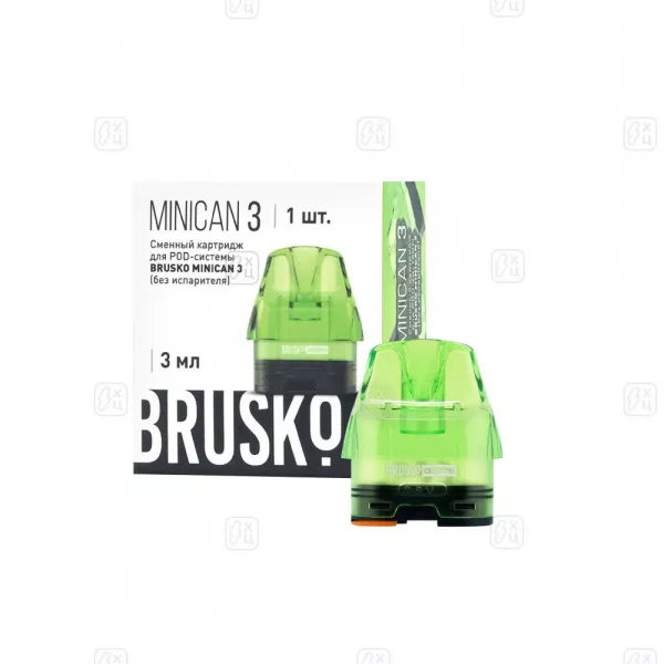 151_Сменный_картридж_BRUSKO_MINICAN_3,_3_мл,_Зеленый,_1_шт_в_упак