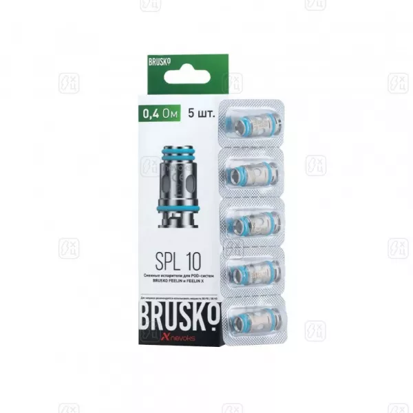 81_Испаритель_BRUSKO_FEELIN_SPL_10,_0_4_Ом,_упак_5_шт